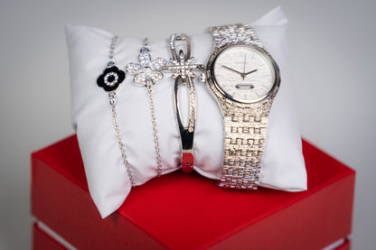 Set Cadou Femei "White Luxe" by Metteo Ferari - Cadoul Unic