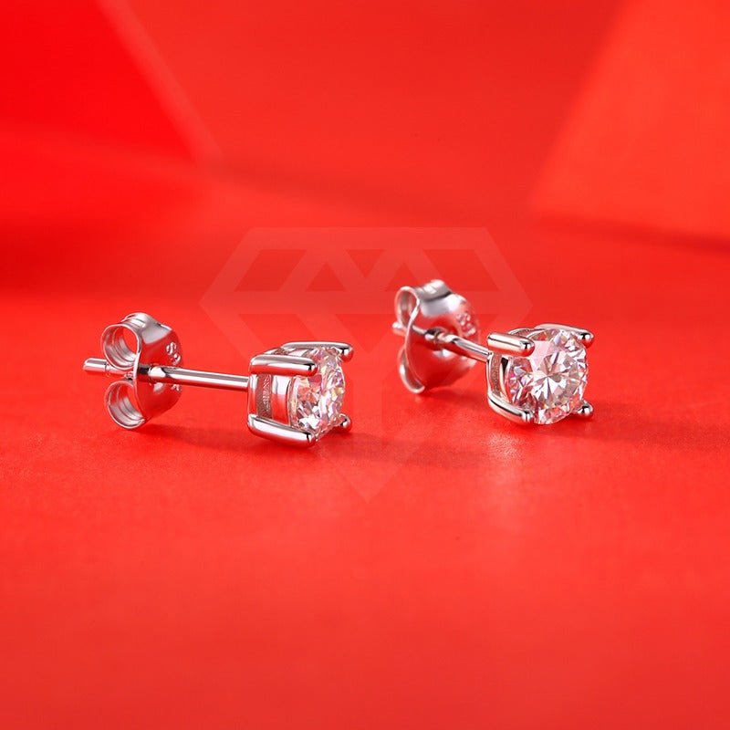 Cercei Argint 925 Diamant Moissanite Vera Spark - Cadoul Unic