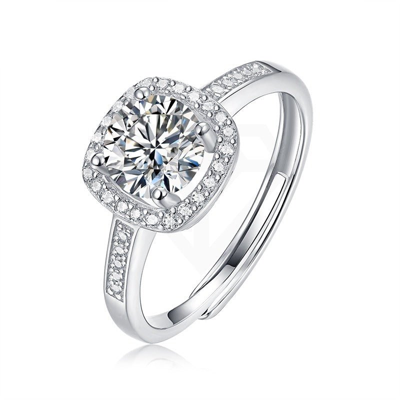 Inel Argint 925 Diamant Moissanite Clara Glow - Cadoul Unic